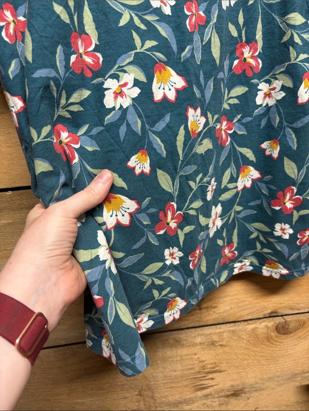 Garnet Hill Floral Pajama Set - Picture 4 of 9
